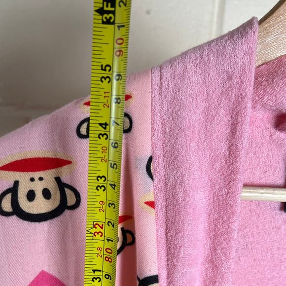 Paul Frank 10/12 “The Monkey” Bath Wrap/Robe Pink - Picture 4 of 7